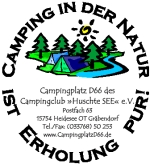 Heidesee, Campingplatz D66 des Campingclubs Huschte SEE